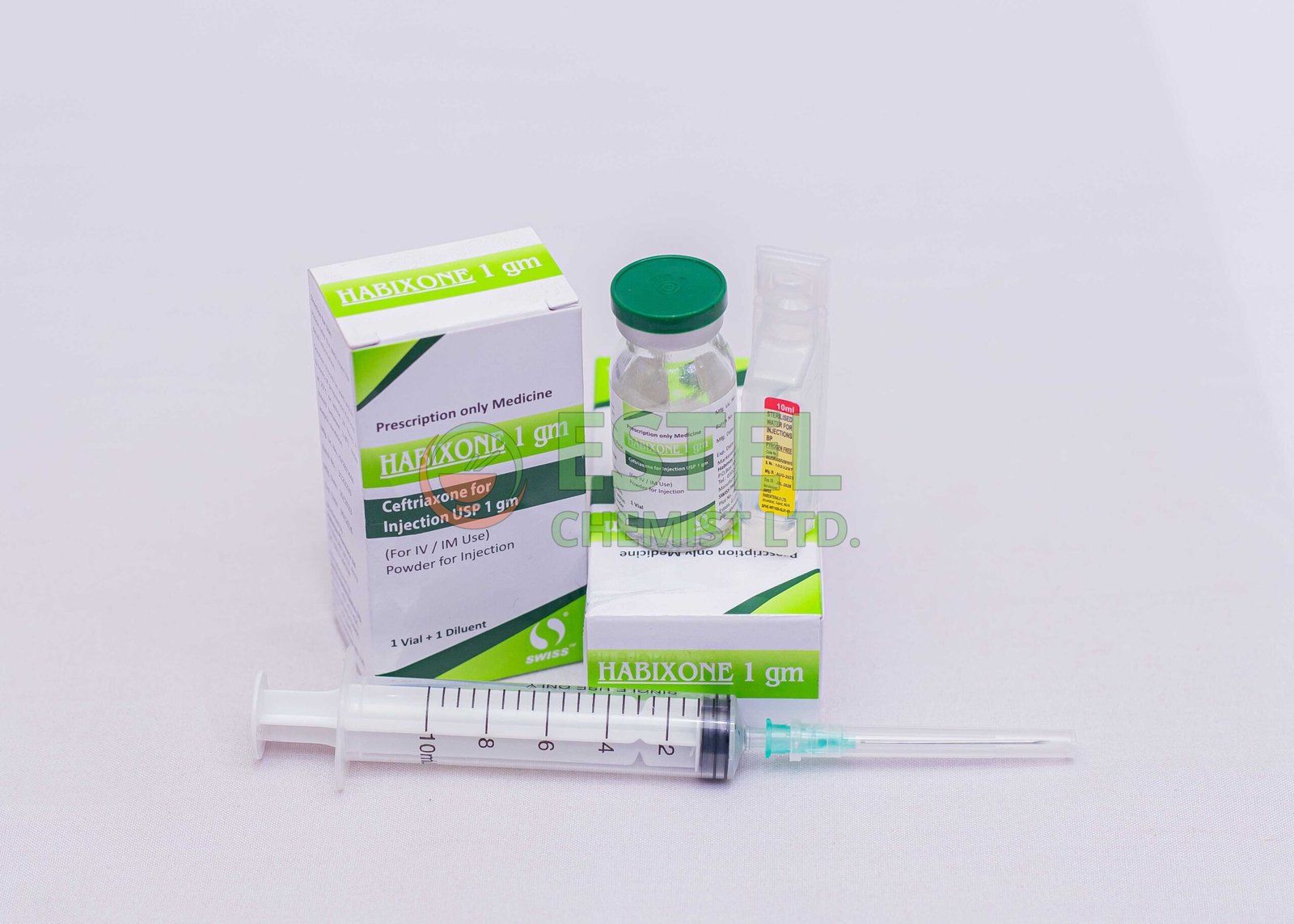 CEFTRIAZONE INJ 1G (HABIXONE)