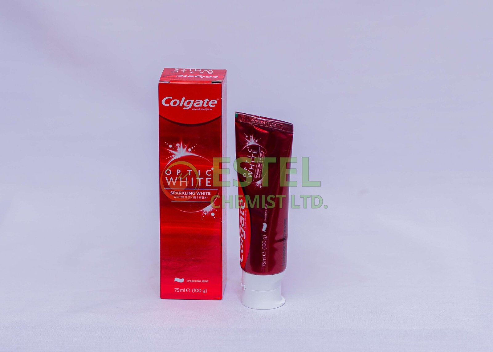COLGATE OPTIC WHITE TOOTHPASTE 75ML – Estel Chemist LTD.
