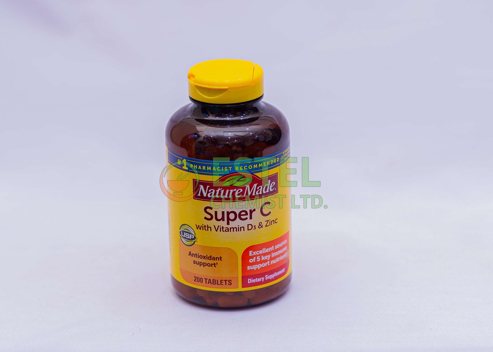 NATURE MADE SUPER C VIT D 200'S - Image 2